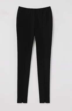Slit-Hem Ponte Leggings | Jjill