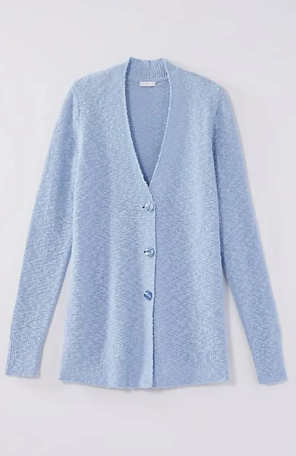 Slub-Textured Button-Front Cardi | Jjill