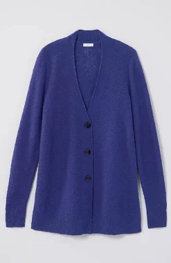 Slub-Textured Button-Front Cardi | Jjill
