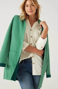 Slub-Textured Patch-Pocket Tunic | Jjill