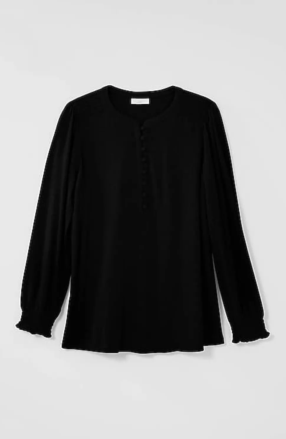 Smocked Henley Top | Jjill