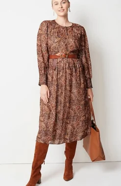 Smocked Midi Dress | Jjill