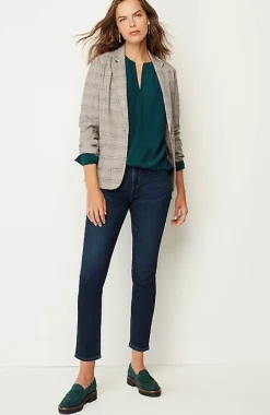 Smocked Split-Neck Tunic | Jjill