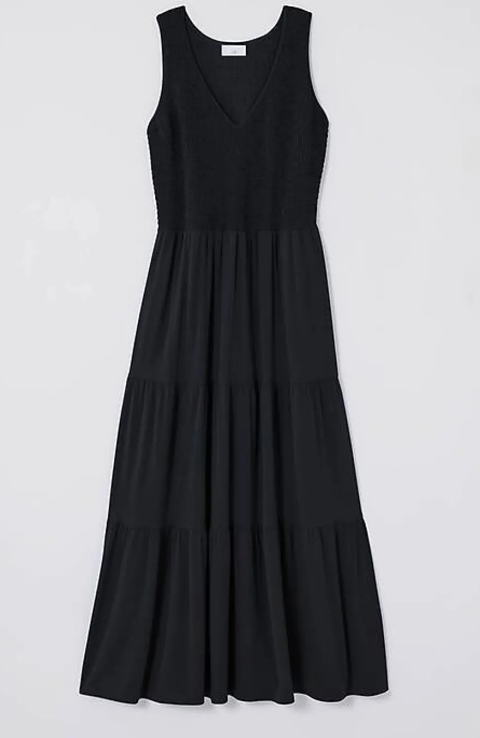 Smocked Tiered Midi Dress | Jjill