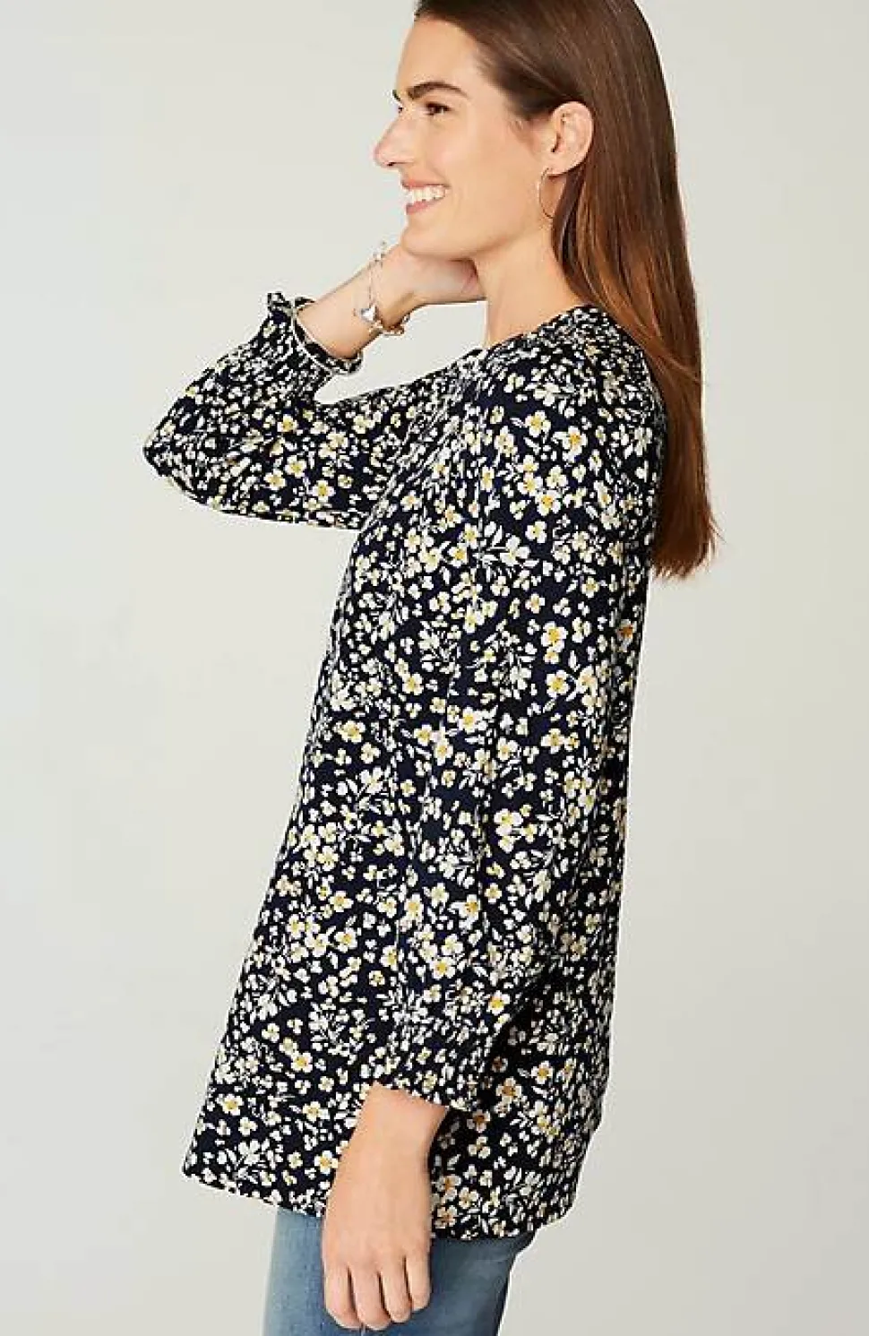 Smocked Tunic | Jjill