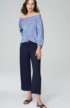 Smocked Two-Way A-Line Top | Jjill