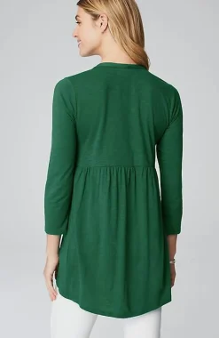 Smocked-Bodice Tunic | Jjill