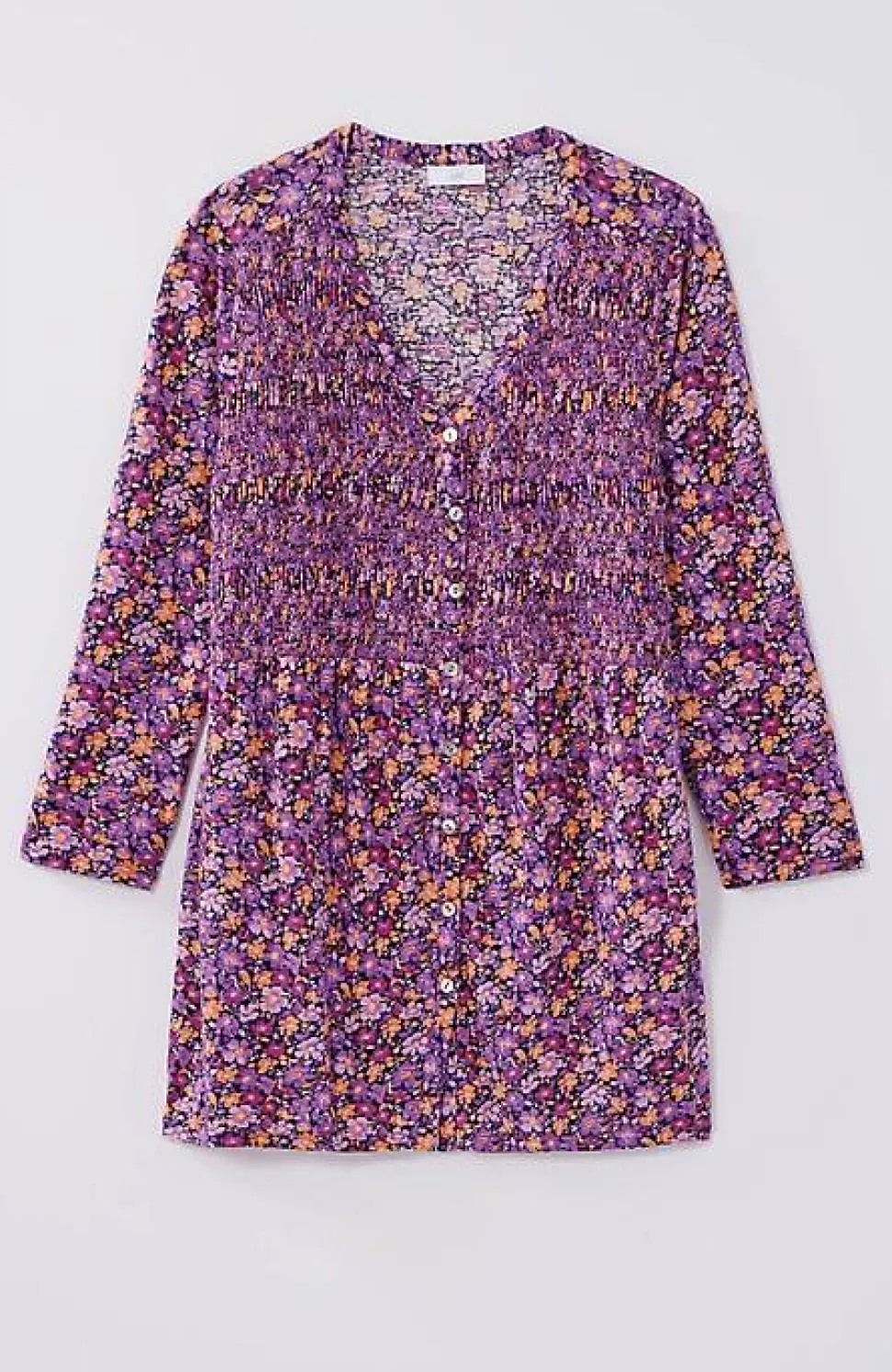 Smocked-Bodice Tunic | Jjill