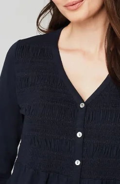 Smocked-Bodice Tunic | Jjill