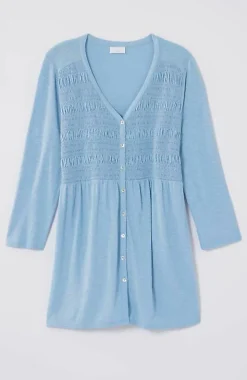 Smocked-Bodice Tunic | Jjill