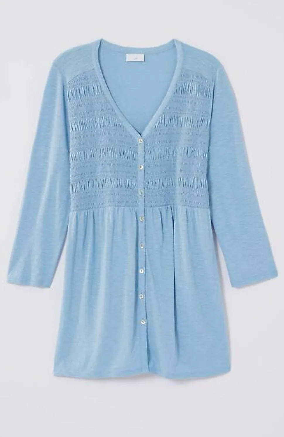 Smocked-Bodice Tunic | Jjill