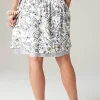 Smocked-Waist Layered Skirt | Jjill