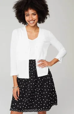 Smocked-Waist Layered Skirt | Jjill