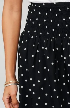 Smocked-Waist Layered Skirt | Jjill