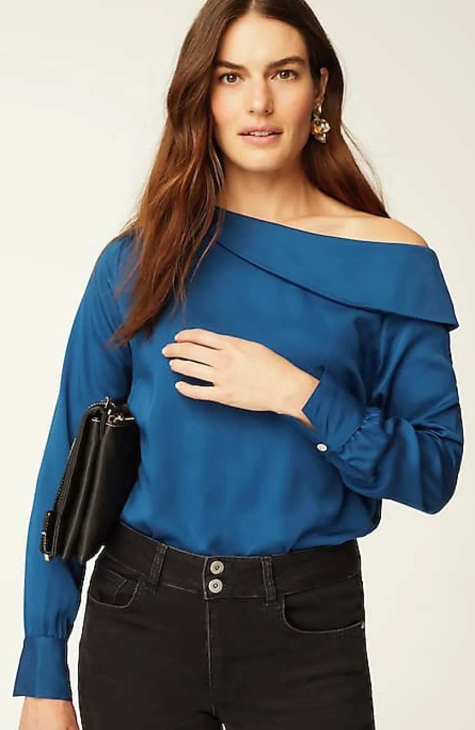 Soft Luxe One-Shoulder Top | Jjill