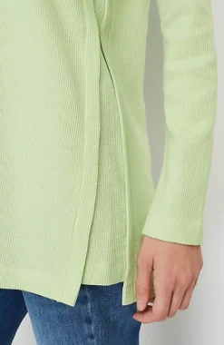 Soft-Brushed Waffle Hoodie Tunic | Jjill