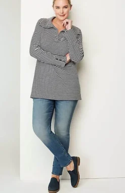 Soft-Knit Collared Tunic | Jjill