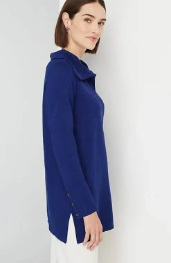 Soft-Knit Collared Tunic | Jjill