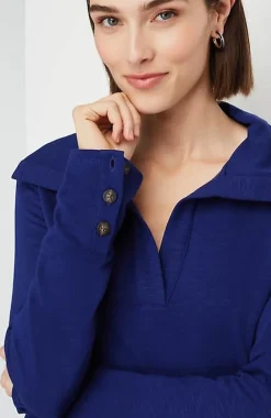 Soft-Knit Collared Tunic | Jjill