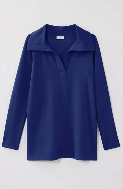 Soft-Knit Collared Tunic | Jjill