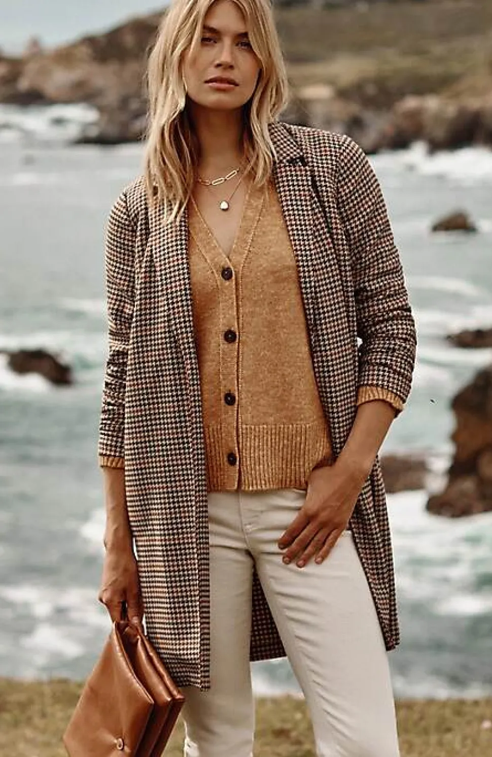 Sonoma Houndstooth Duster | Jjill