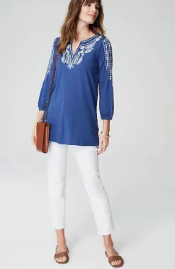 Soutache Embroidered Tunic | Jjill