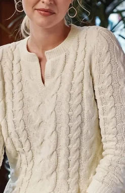 Split-Neck Chenille Tunic | Jjill