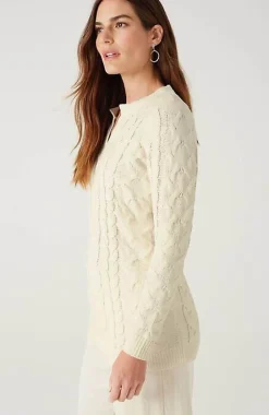 Split-Neck Chenille Tunic | Jjill