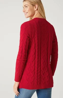 Split-Neck Chenille Tunic | Jjill