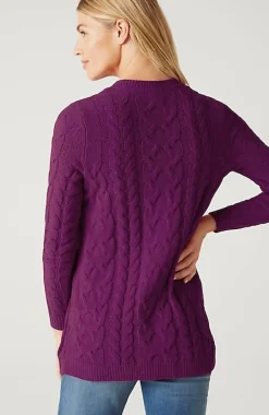 Split-Neck Chenille Tunic | Jjill