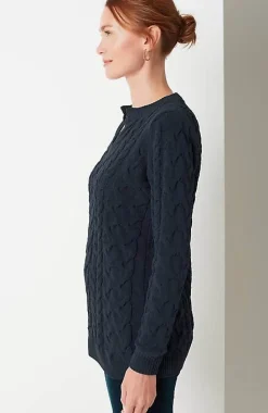 Split-Neck Chenille Tunic | Jjill