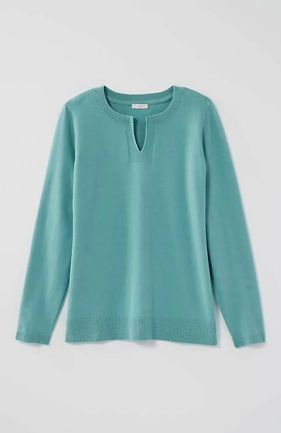 Split-Neck Pullover Sweater | Jjill