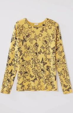Stenciled Garden Pullover Sweater | Jjill