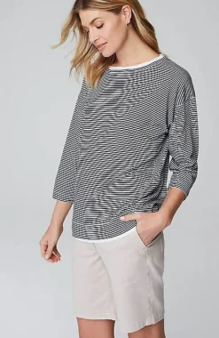 Striped Double-Layer Tee | Jjill
