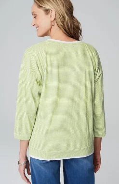 Striped Double-Layer Tee | Jjill