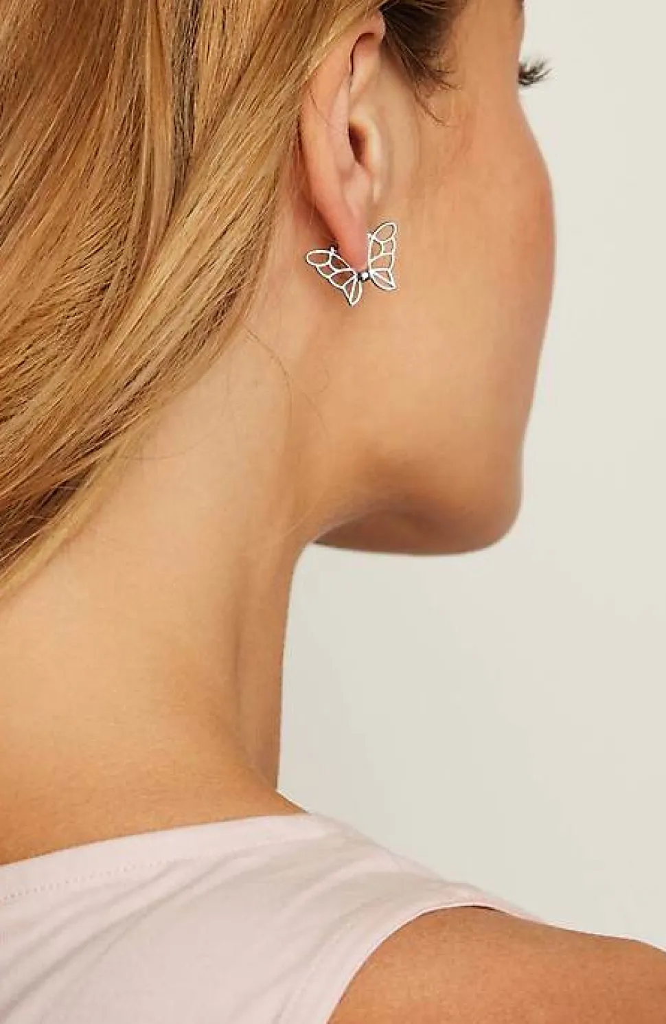 Sunlit Landscape Butterfly Hoop Set | Jjill