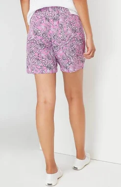 Tasseled-Drawstring Pull-On Shorts | Jjill
