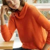 Textured Cowl-Neck Sweater | Jjill