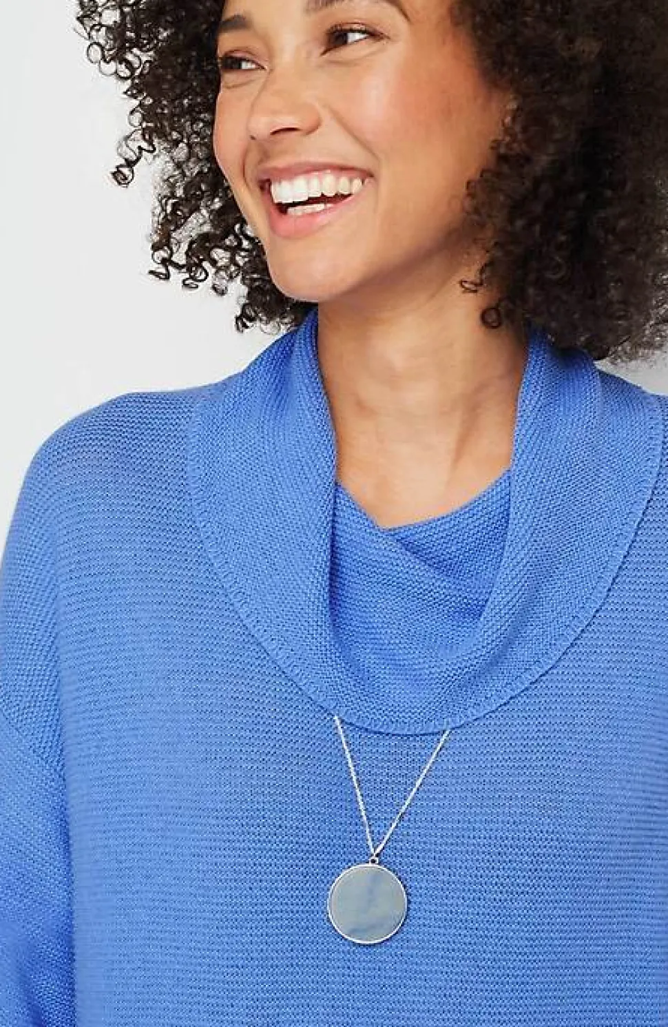 Textured Cowl-Neck Sweater | Jjill