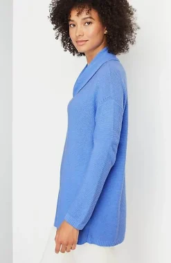 Textured Cowl-Neck Sweater | Jjill