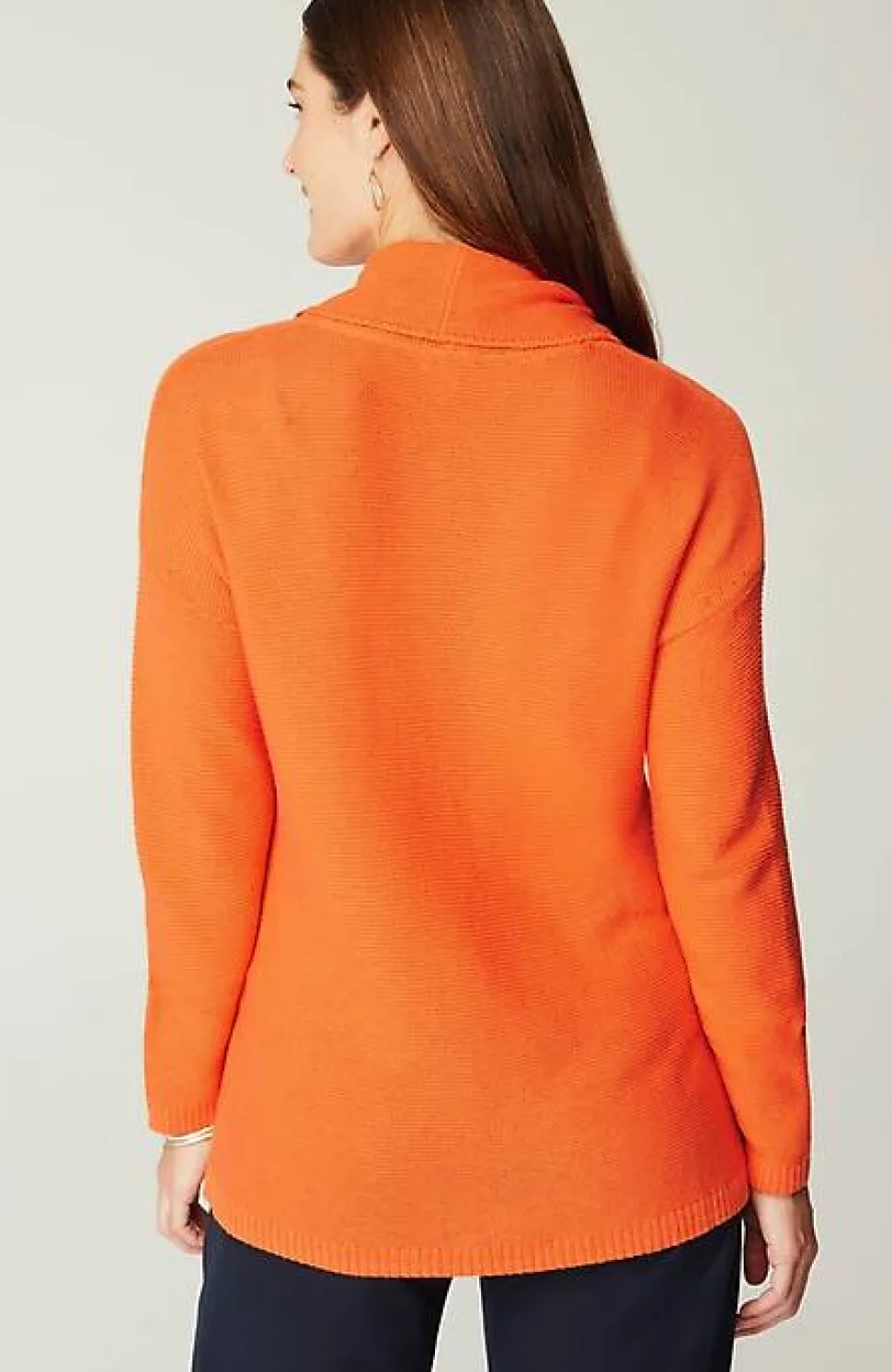 Textured Cowl-Neck Sweater | Jjill