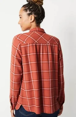 Textured Plaid Popover | Jjill