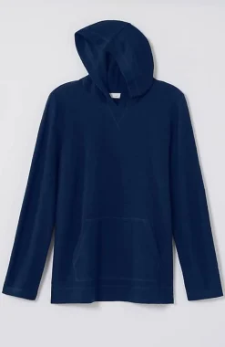 Textured-Cotton Hoodie | Jjill