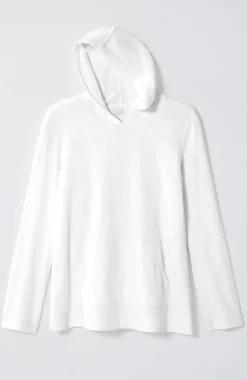 Textured-Cotton Hoodie | Jjill