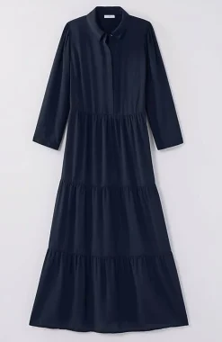 Tiered Maxi Shirtdress | Jjill