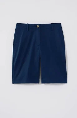 Trapunto-Stitched Chino Shorts | Jjill
