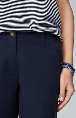 Trapunto-Stitched Chino Shorts | Jjill