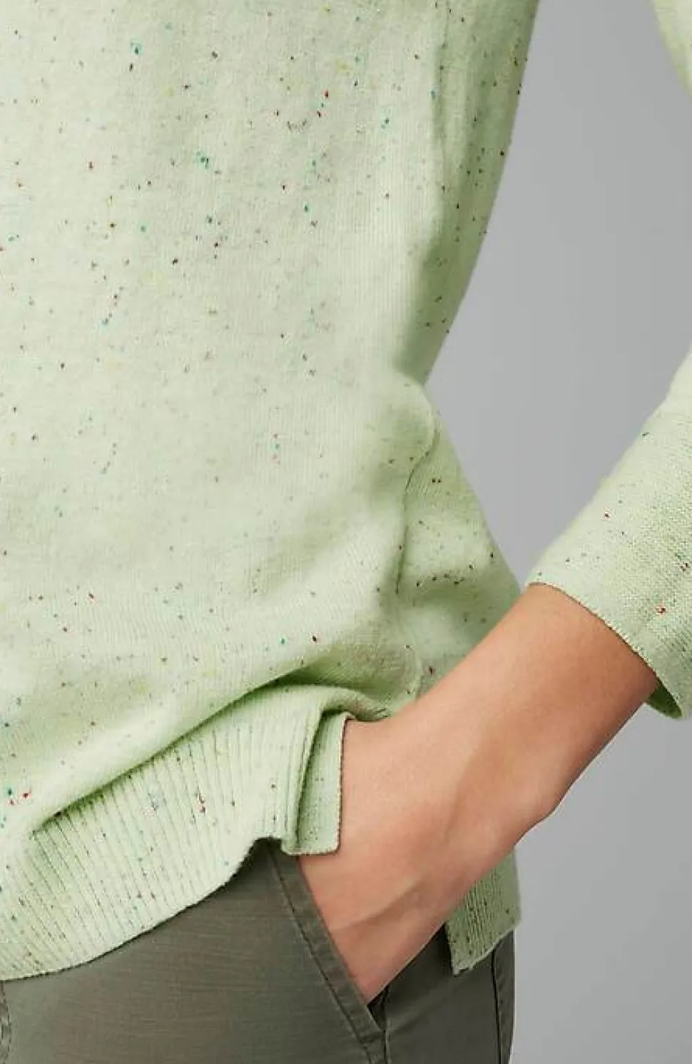 Tweed Pintucked Pullover Sweater | Jjill