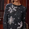 Tweeded Snowflake Sweater | Jjill