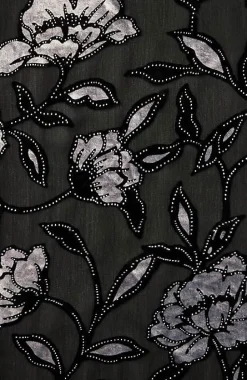 Velvet Burnout Metallic-Printed Scarf | Jjill